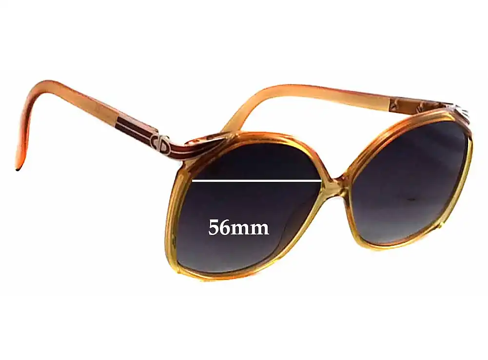 Sunglass Fix Lentilles de Remplacement pour Christian Dior 2104 - 56mm Wide Sunglass Fix Lentilles de Remplacement pour Christian Dior 2104 - 56mm Wide