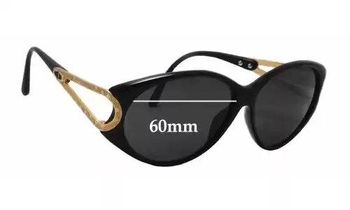 Sunglass Fix Verres de Remplacement pour Christian Dior 2763 - 60mm Wide Sunglass Fix Verres de Remplacement pour Christian Dior 2763 - 60mm Wide