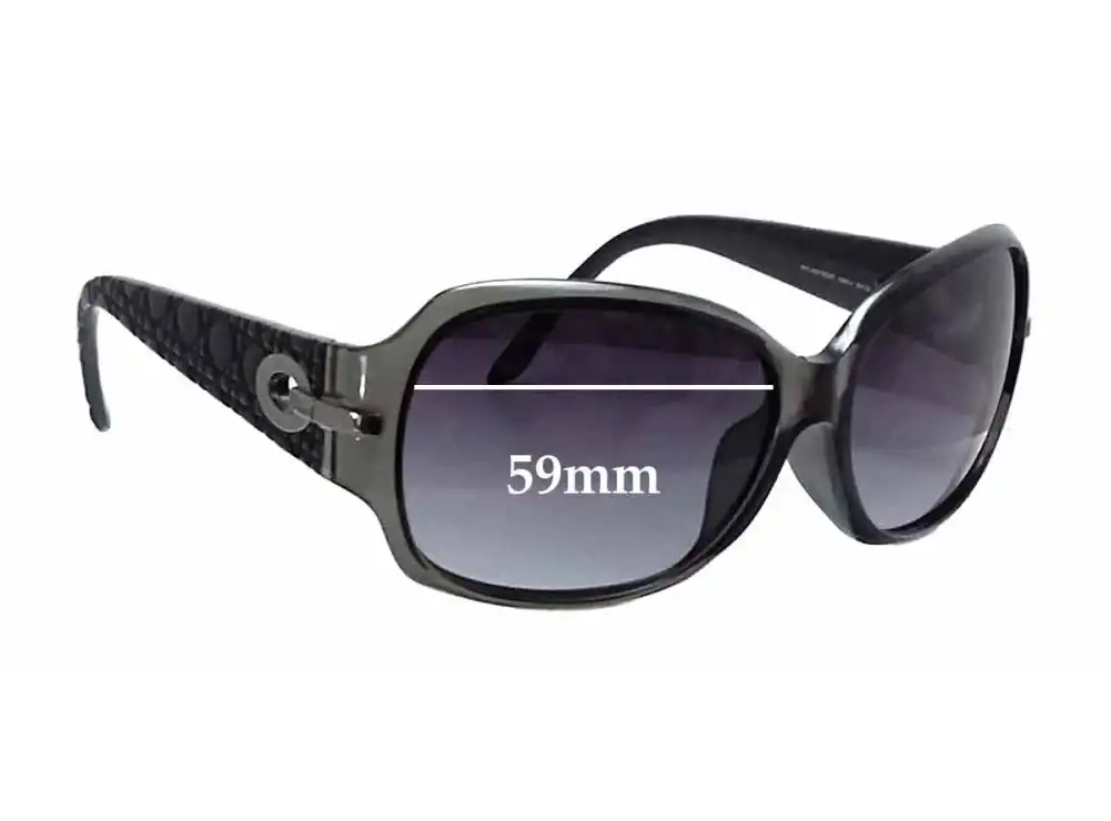 Sunglass Fix Verres de Remplacement pour Christian Dior My Lady - 59mm Wide Sunglass Fix Verres de Remplacement pour Christian Dior My Lady - 59mm Wide