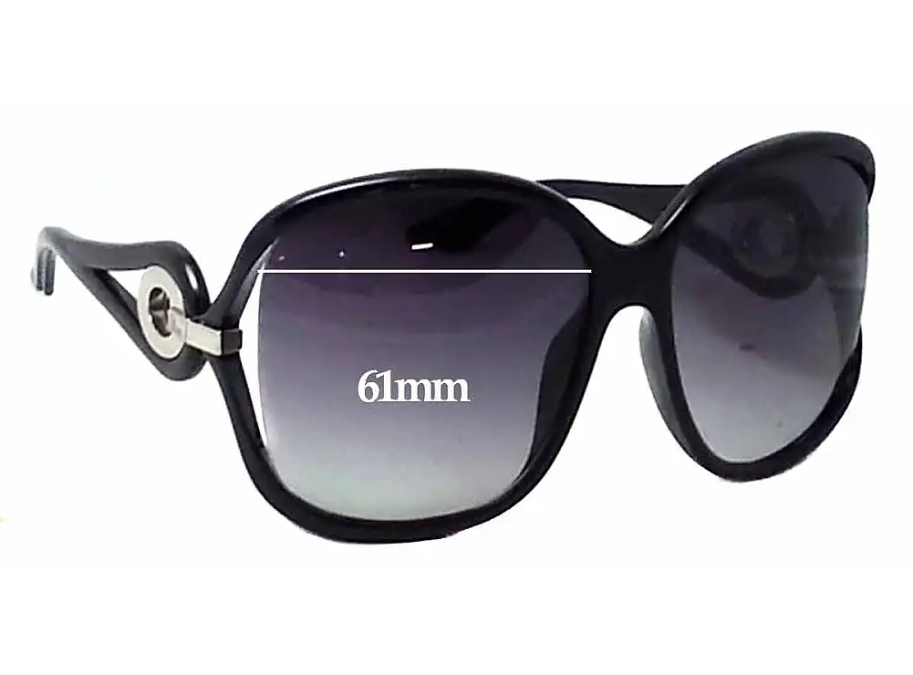 Sunglass Fix Verres de Remplacement pour Christian Dior Volute 2 - 61mm Wide Sunglass Fix Verres de Remplacement pour Christian Dior Volute 2 - 61mm Wide
