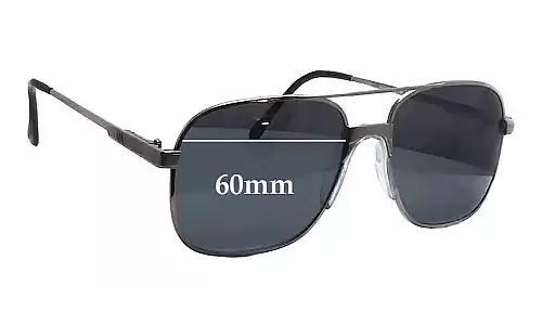 Sunglass Fix Verres de Remplacement pour Clark Kent Highlander - 60mm Wide Sunglass Fix Verres de Remplacement pour Clark Kent Highlander - 60mm Wide