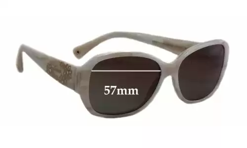 Sunglass Fix Verres de Remplacement pour Coach HC8011B Reese - 57mm Wide Sunglass Fix Verres de Remplacement pour Coach HC8011B Reese - 57mm Wide