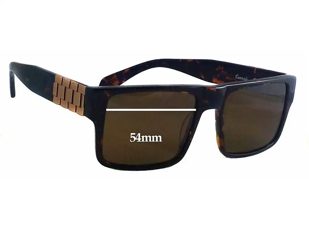 Sunglass Fix Verres de Remplacement pour Crooks & Castles Comrade - 54mm Wide Sunglass Fix Verres de Remplacement pour Crooks & Castles Comrade - 54mm Wide