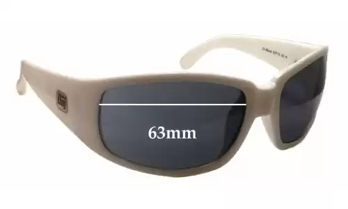 Sunglass Fix Lentilles de Remplacement pour Dirty Dog Dr. Monk - 63mm Wide Dirty Dog Dr. Monk Lentilles de Remplacement 63mm wide