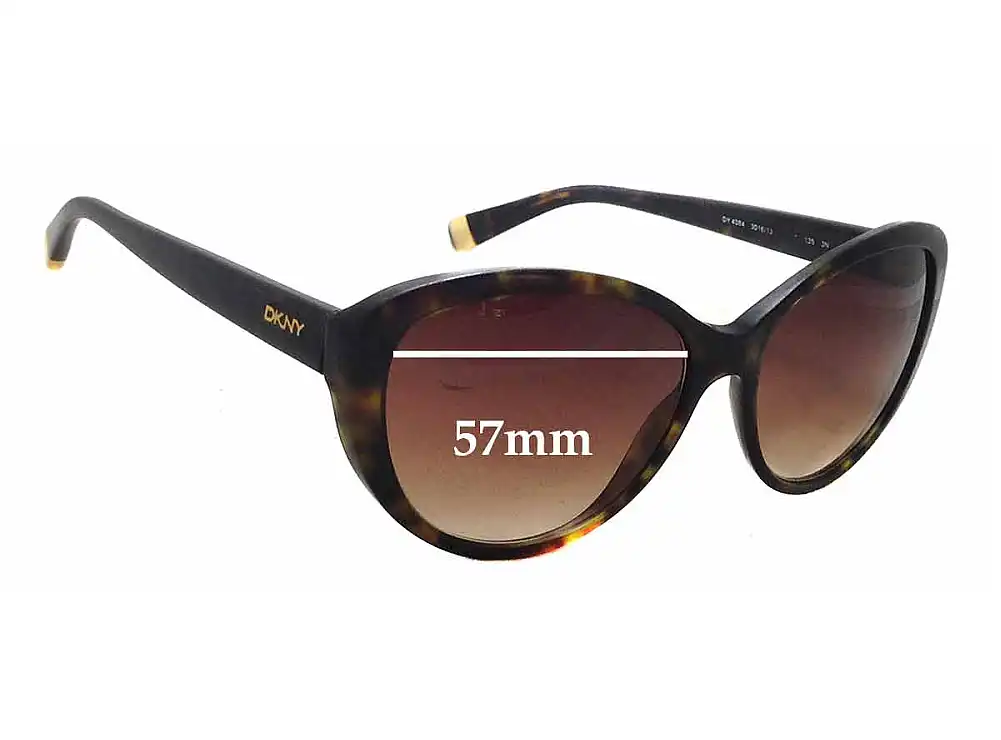 Sunglass Fix Verres de Remplacement pour DKNY DY4084 - 57mm Wide Sunglass Fix Verres de Remplacement pour DKNY DY4084 - 57mm Wide