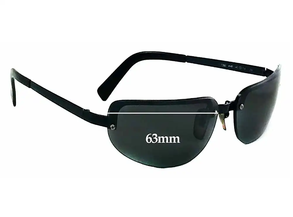 Sunglass Fix Verres de Remplacement pour Dolce & Gabbana DG138S - 63mm Wide Sunglass Fix Verres de Remplacement pour Dolce & Gabbana DG138S - 63mm Wide