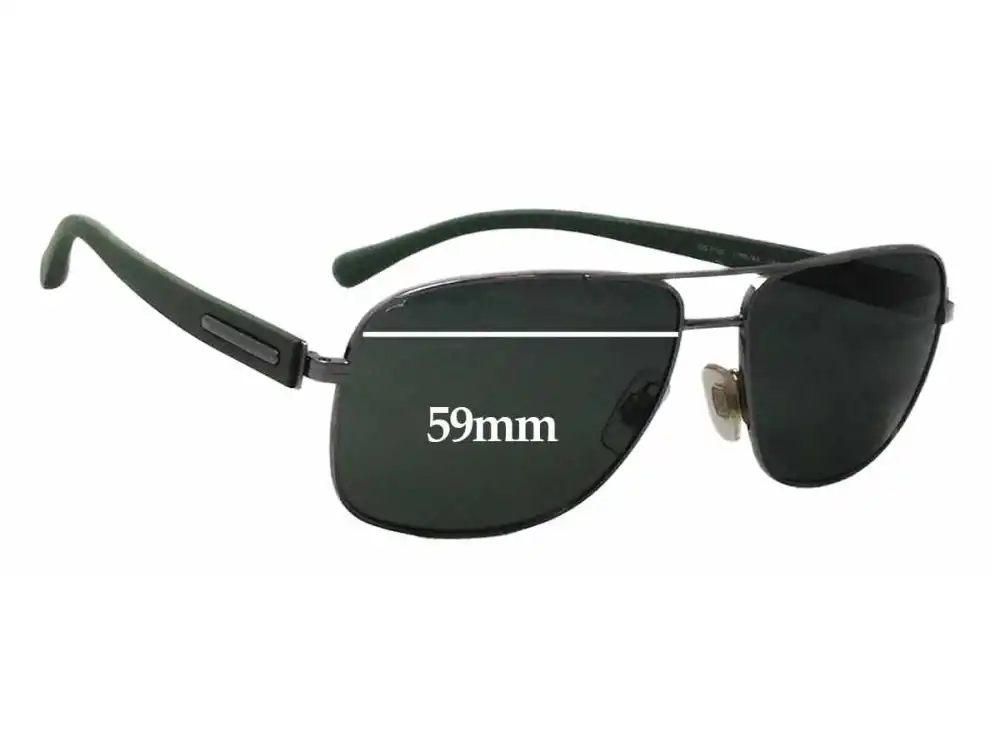 Sunglass Fix Verres de Remplacement pour Dolce & Gabbana DG2122 - 59mm Wide Sunglass Fix Verres de Remplacement pour Dolce & Gabbana DG2122 - 59mm Wide
