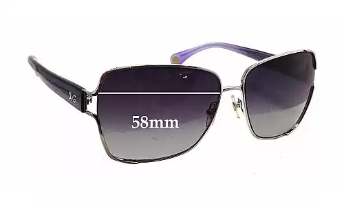 Sunglass Fix Verres de Remplacement pour Dolce & Gabbana DG6085 - 58mm Wide Sunglass Fix Verres de Remplacement pour Dolce & Gabbana DG6085 - 58mm Wide