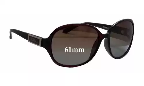Sunglass Fix Verres de Remplacement pour Fiorelli Bambi - 61mm Wide Sunglass Fix Verres de Remplacement pour Fiorelli Bambi - 61mm Wide