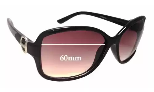 Sunglass Fix Verres de Remplacement pour Fiorelli Sabrina - 60mm Wide Sunglass Fix Verres de Remplacement pour Fiorelli Sabrina - 60mm Wide