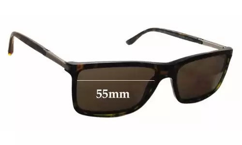 Sunglass Fix Verres de Remplacement pour Giorgio Armani AR 8010 - 55mm Wide Sunglass Fix Verres de Remplacement pour Giorgio Armani AR 8010 - 55mm Wide