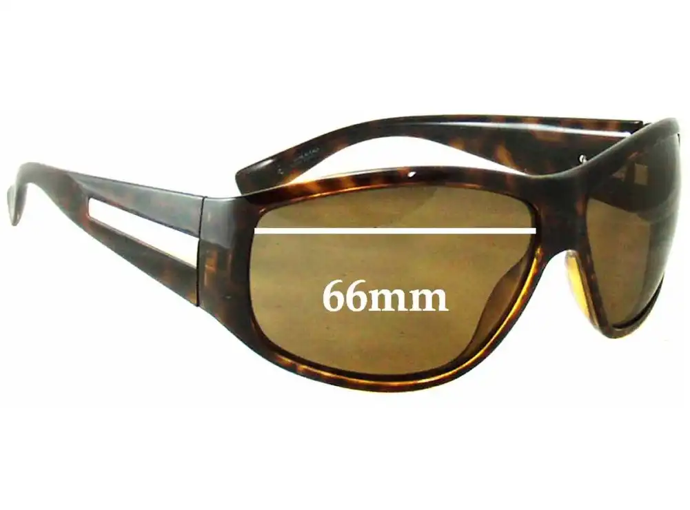 Sunglass Fix Verres de Remplacement pour Giorgio Armani GA 594/S - 66mm Wide Sunglass Fix Verres de Remplacement pour Giorgio Armani GA 594/S - 66mm Wide