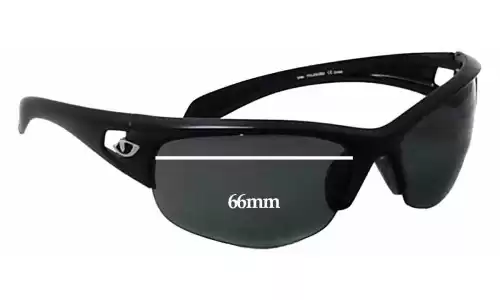 Sunglass Fix Verres de Remplacement pour Giro Semi Full - 66mm Wide Sunglass Fix Verres de Remplacement pour Giro Semi Full - 66mm Wide