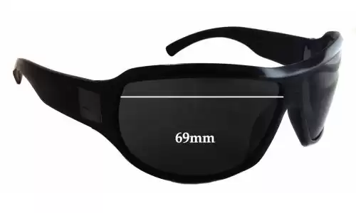 Sunglass Fix Lentilles de Remplacement pour Gucci GG1562/S - 69mm Wide Gucci GG1562/S Lentilles de Remplacement 69mm wide