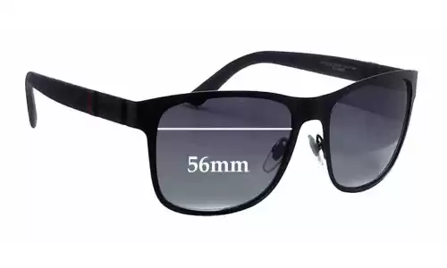 Sunglass Fix Verres de Remplacement pour Gucci GG2247/S - 56mm Wide Sunglass Fix Verres de Remplacement pour Gucci GG2247/S - 56mm Wide