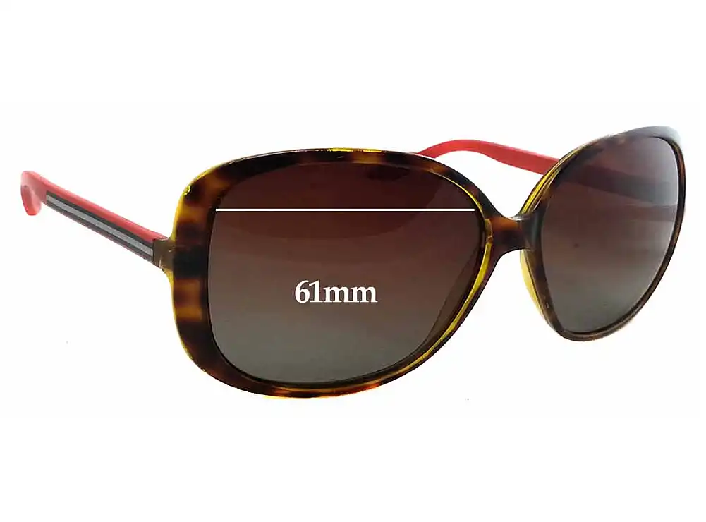 Sunglass Fix Lentilles de Remplacement pour Gucci GG3157/S - 61mm Wide Sunglass Fix Lentilles de Remplacement pour Gucci GG3157/S - 61mm Wide