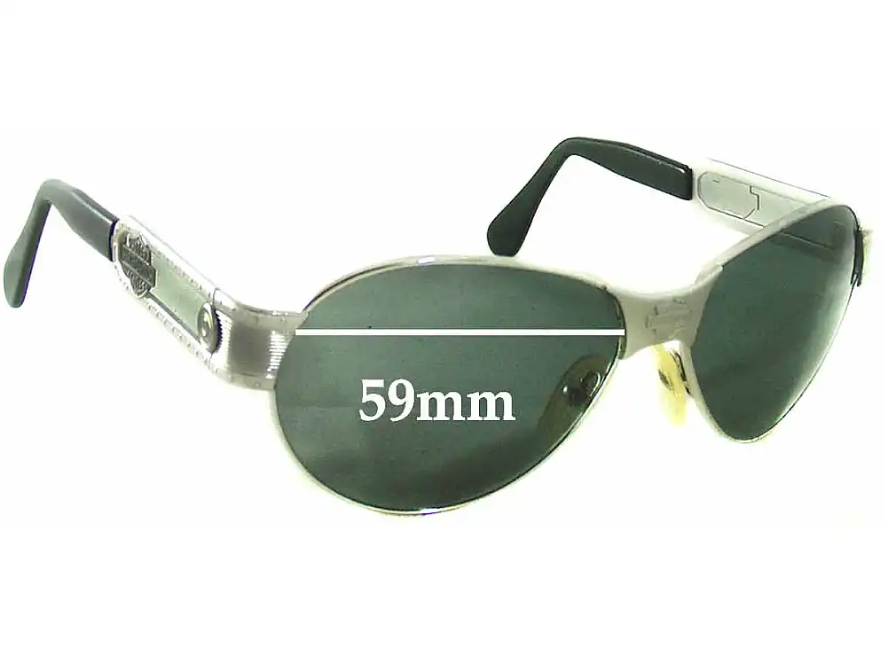 Sunglass Fix Verres de Remplacement pour Harley Davidson HDZ 002 - 59mm Wide Sunglass Fix Verres de Remplacement pour Harley Davidson HDZ 002 - 59mm Wide