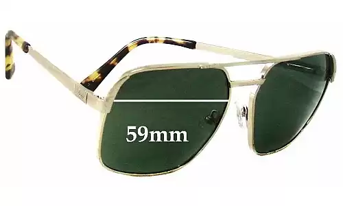 Sunglass Fix Verres de Remplacement pour Karen Walker Jonestown - 59mm Wide Sunglass Fix Verres de Remplacement pour Karen Walker Jonestown - 59mm Wide
