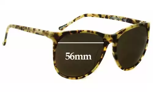Sunglass Fix Verres de Remplacement pour Kookai Zanzibar - 56mm Wide Sunglass Fix Verres de Remplacement pour Kookai Zanzibar - 56mm Wide
