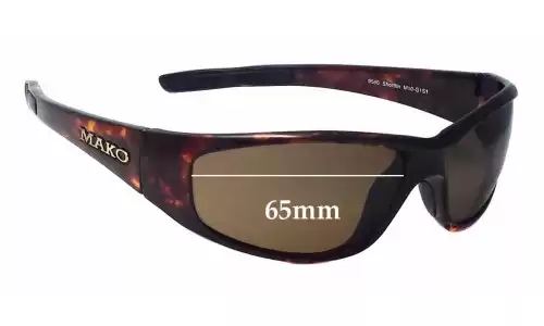Sunglass Fix Verres de Remplacement pour Mako Shortfin 9560 - 65mm Wide Sunglass Fix Verres de Remplacement pour Mako Shortfin 9560 - 65mm Wide