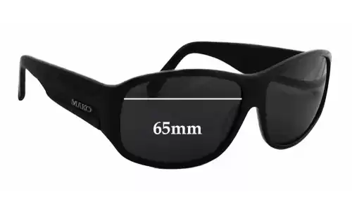 Sunglass Fix Verres de Remplacement pour Mako Unknown Model - 65mm Wide Sunglass Fix Verres de Remplacement pour Mako Unknown Model - 65mm Wide