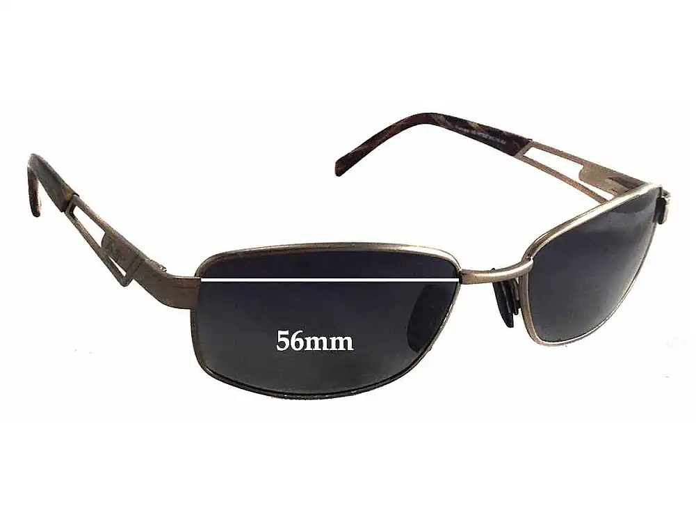 Sunglass Fix Verres de Remplacement pour Maui Jim MJ227 Puamana - 56mm Wide Sunglass Fix Verres de Remplacement pour Maui Jim MJ227 Puamana - 56mm Wide