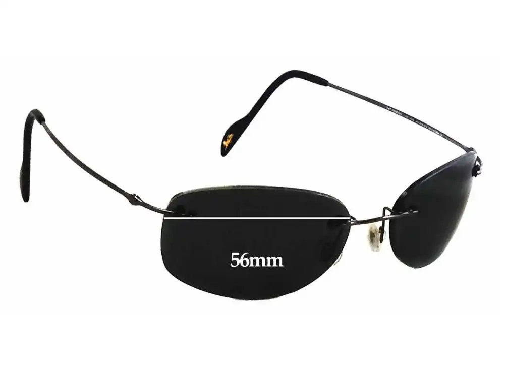 Sunglass Fix Verres de Remplacement pour Maui Jim MJ310 Hawaii - 56mm Wide Sunglass Fix Verres de Remplacement pour Maui Jim MJ310 Hawaii - 56mm Wide