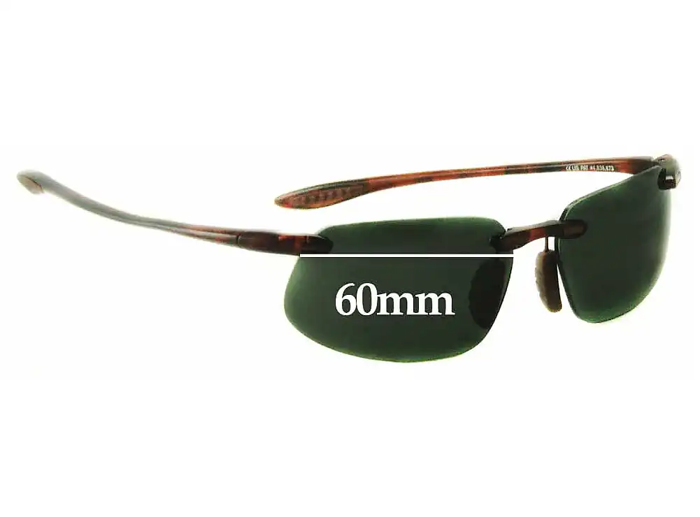 Sunglass Fix Lentilles de Remplacement pour Maui Jim MJ409 Kanaha (Prescription) - 60mm Wide Sunglass Fix Lentilles de Remplacement pour Maui Jim MJ409 Kanaha (Prescription) - 60mm Wide