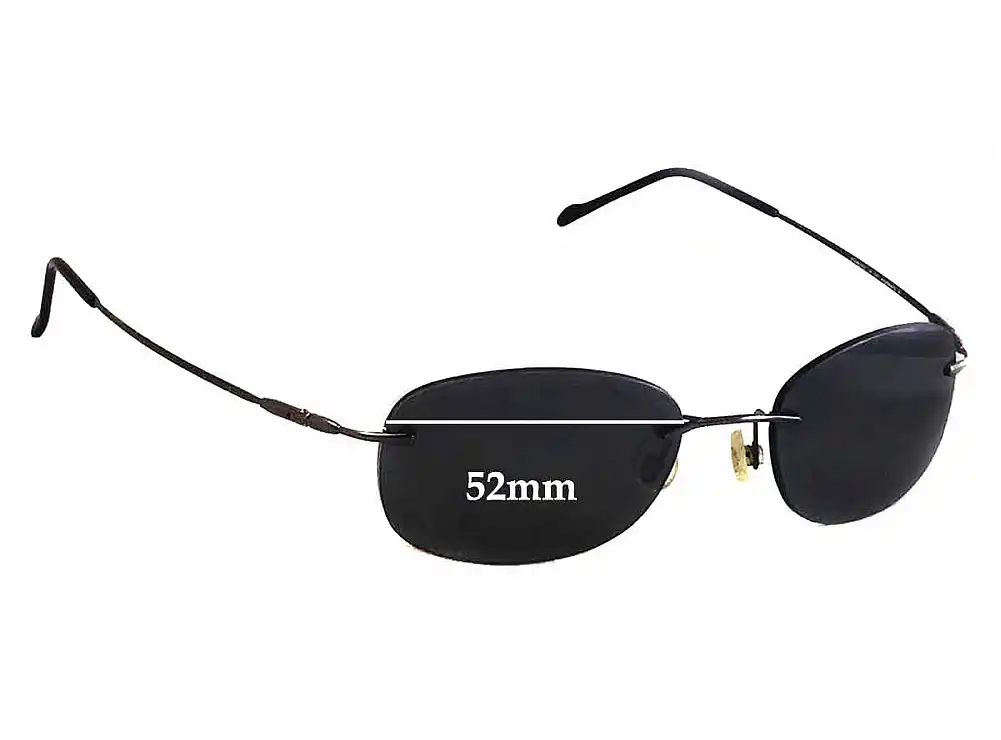 Sunglass Fix Verres de Remplacement pour Maui Jim MJ452 Waikiki - 52mm Wide Sunglass Fix Verres de Remplacement pour Maui Jim MJ452 Waikiki - 52mm Wide