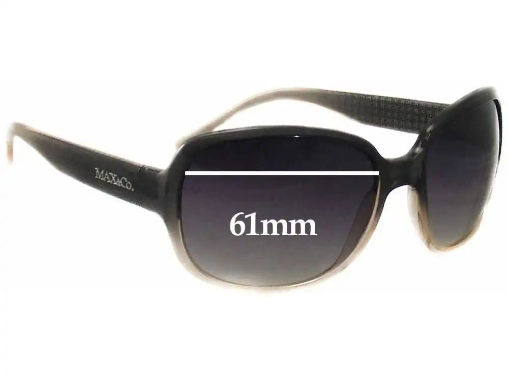 Sunglass Fix Verres de Remplacement pour Max and CO Unknown Model - 61mm Wide Sunglass Fix Verres de Remplacement pour Max and CO Unknown Model - 61mm Wide