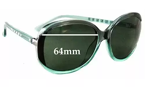 Sunglass Fix Verres de Remplacement pour Michael Kors M2908S Kinsey - 64mm Wide Sunglass Fix Verres de Remplacement pour Michael Kors M2908S Kinsey - 64mm Wide