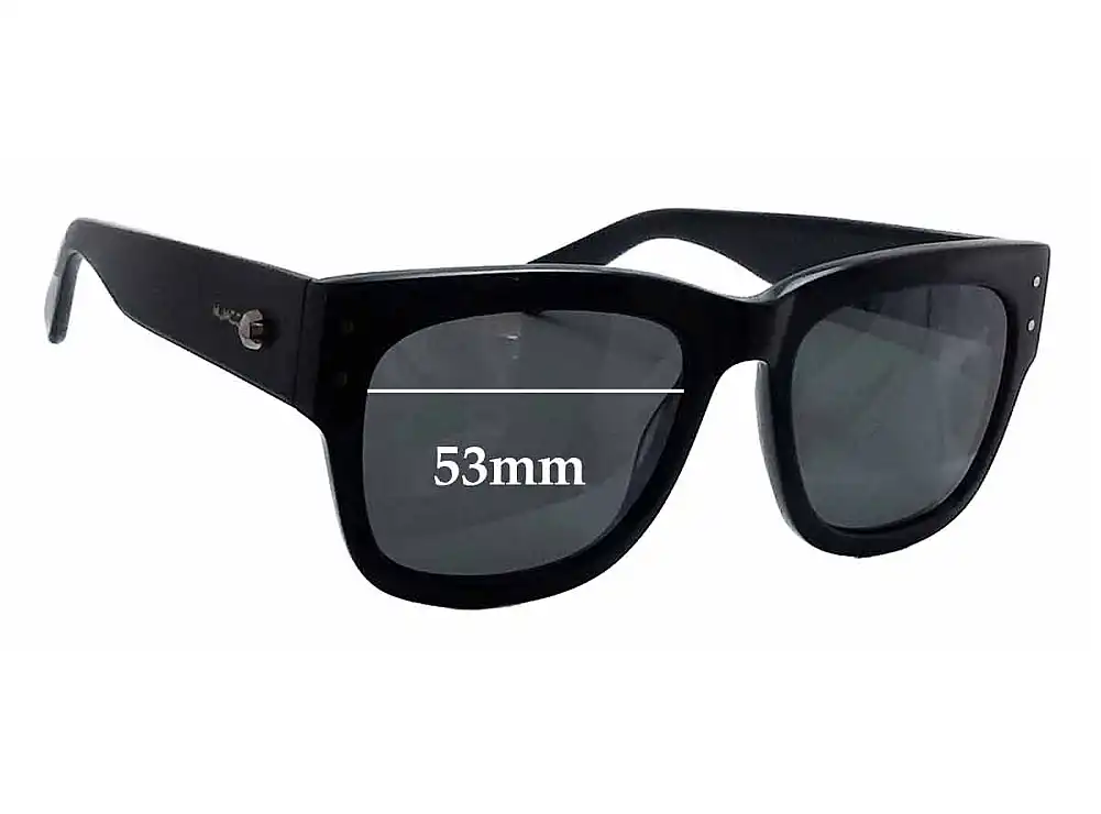 Sunglass Fix Verres de Remplacement pour Mimco Huntro - 53mm Wide Sunglass Fix Verres de Remplacement pour Mimco Huntro - 53mm Wide