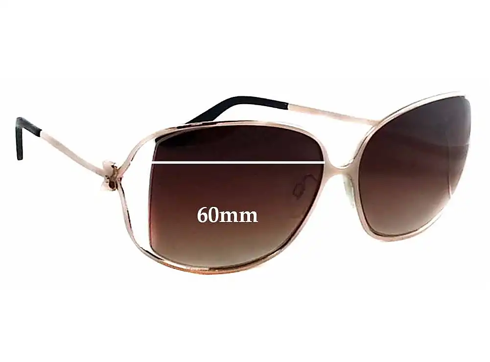 Sunglass Fix Verres de Remplacement pour Moschino MO618-02 - 60mm Wide Sunglass Fix Verres de Remplacement pour Moschino MO618-02 - 60mm Wide