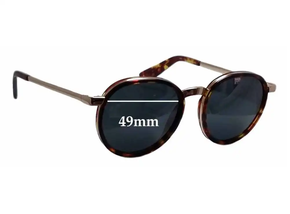 Sunglass Fix Verres de Remplacement pour Nick Campbell Malcolm - 49mm Wide Sunglass Fix Verres de Remplacement pour Nick Campbell Malcolm - 49mm Wide