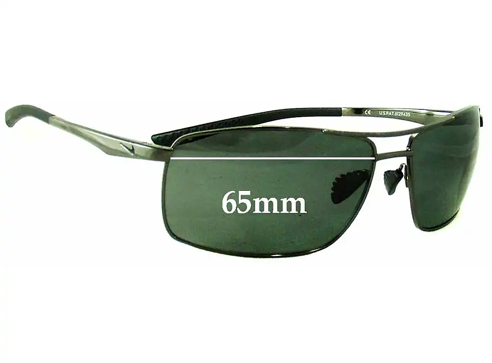 Sunglass Fix Verres de Remplacement pour Nike EV0592 Avid II - 65mm Wide Sunglass Fix Verres de Remplacement pour Nike EV0592 Avid II - 65mm Wide