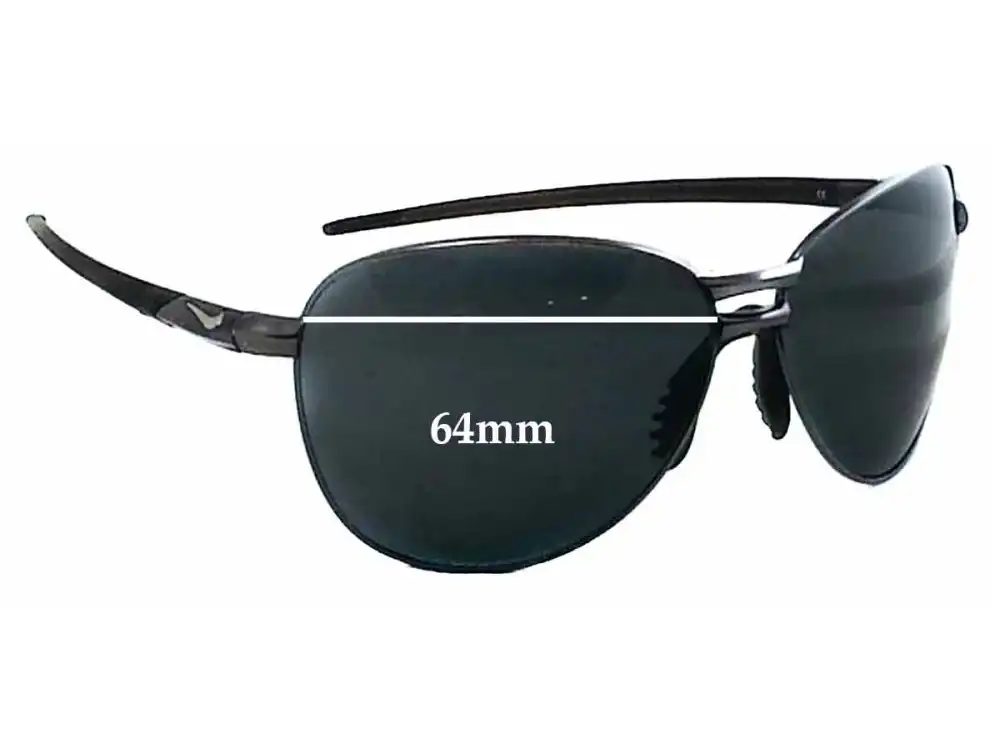 Sunglass Fix Verres de Remplacement pour Nike EV0314 Curfew - 64mm Wide Sunglass Fix Verres de Remplacement pour Nike EV0314 Curfew - 64mm Wide