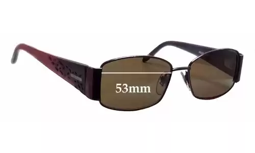Sunglass Fix Verres de Remplacement pour Nina Ricci NR2255 - 53mm Wide Sunglass Fix Verres de Remplacement pour Nina Ricci NR2255 - 53mm Wide