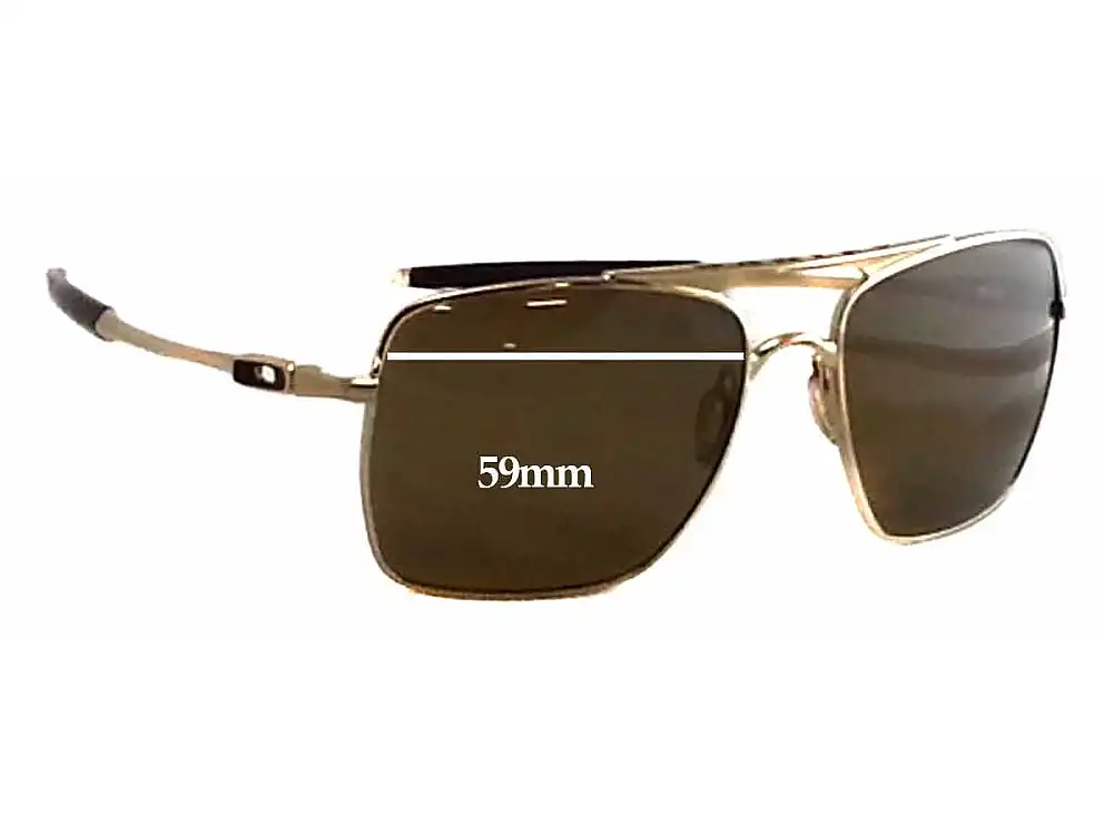 Sunglass Fix Verres de Remplacement pour Oakley Deviation OO4061 - 59mm Wide Sunglass Fix Verres de Remplacement pour Oakley Deviation OO4061 - 59mm Wide