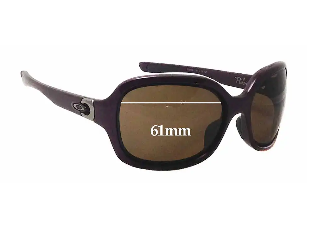Sunglass Fix Verres de Remplacement pour Oakley Pulse OO9198 - 61mm Wide Sunglass Fix Verres de Remplacement pour Oakley Pulse OO9198 - 61mm Wide