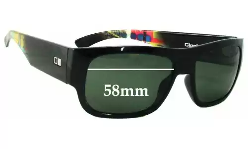 Sunglass Fix Verres de Remplacement pour Otis Clockwork - 58mm Wide Sunglass Fix Verres de Remplacement pour Otis Clockwork - 58mm Wide