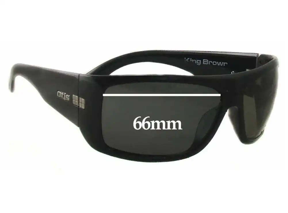 Sunglass Fix Verres de Remplacement pour Otis King Brown - 66mm Wide Sunglass Fix Verres de Remplacement pour Otis King Brown - 66mm Wide