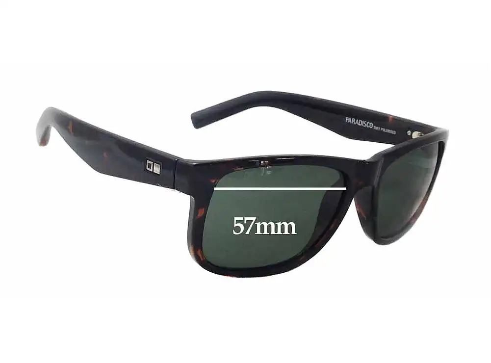 Sunglass Fix Verres de Remplacement pour Otis Paradisco - 57mm Wide Sunglass Fix Verres de Remplacement pour Otis Paradisco - 57mm Wide
