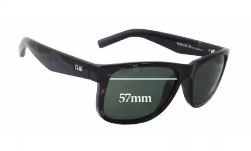 Sunglass Fix Verres de Remplacement pour Otis Paradisco - 57mm Wide Sunglass Fix Verres de Remplacement pour Otis Paradisco - 57mm Wide
