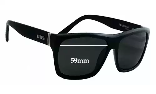 Sunglass Fix Verres de Remplacement pour Otis Roulette - 59mm Wide Sunglass Fix Verres de Remplacement pour Otis Roulette - 59mm Wide