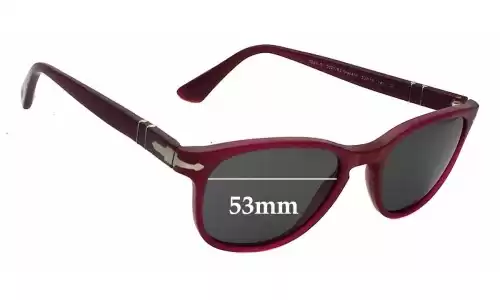 Sunglass Fix Lentilles de Remplacement pour Persol 3086-S - 53mm Wide Persol 3086-S Lentilles de Remplacement 53mm wide