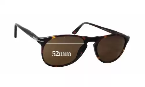 Sunglass Fix Lentilles de Remplacement pour Persol 9649-S - 52mm Wide Persol 9649-S Lentilles de Remplacement 52mm wide