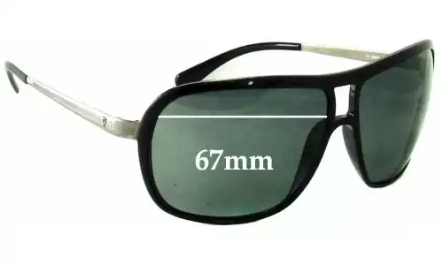 Sunglass Fix Verres de Remplacement pour Police S8291 - 67mm Wide Sunglass Fix Verres de Remplacement pour Police S8291 - 67mm Wide