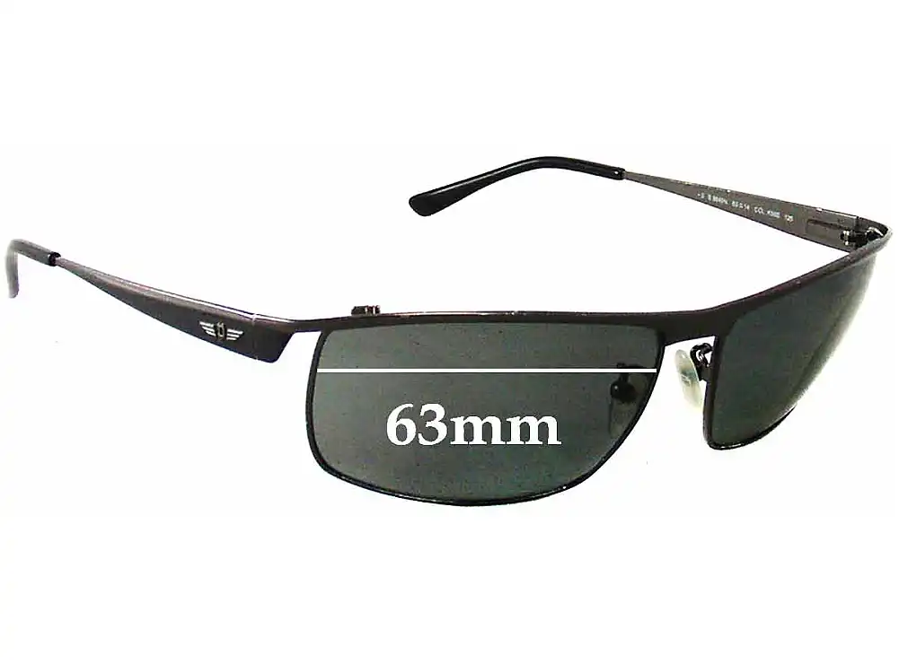 Sunglass Fix Verres de Remplacement pour Police S8649N - 63mm Wide Sunglass Fix Verres de Remplacement pour Police S8649N - 63mm Wide