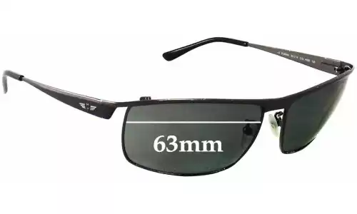 Sunglass Fix Verres de Remplacement pour Police S8649N - 63mm Wide Sunglass Fix Verres de Remplacement pour Police S8649N - 63mm Wide
