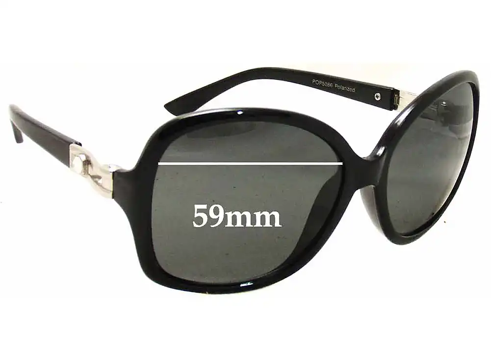 Sunglass Fix Lentilles de Remplacement pour Polaroid 6402 - 59mm Wide Sunglass Fix Lentilles de Remplacement pour Polaroid 6402 - 59mm Wide